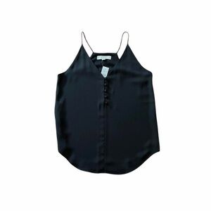 LOFT Black V-Neck Button Camisole Tank - Size S